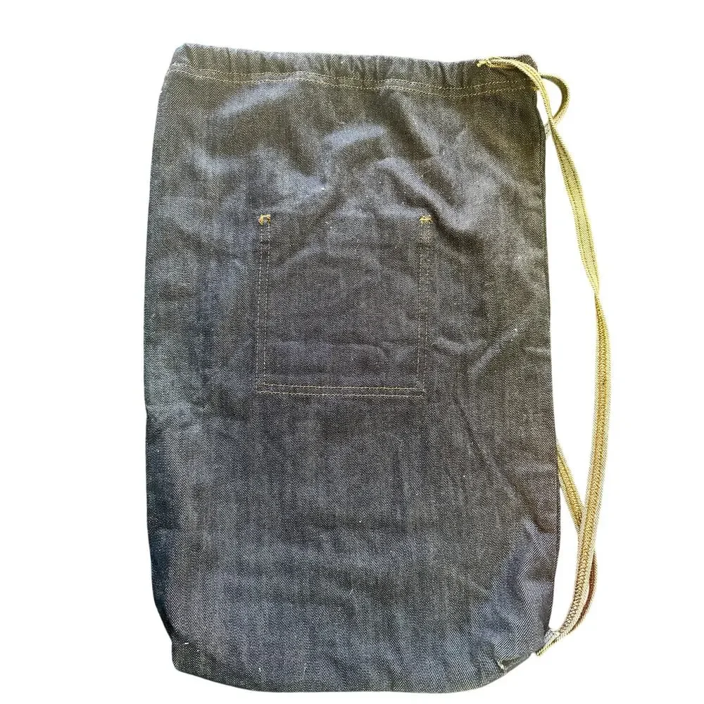 Volcom Denim Drawstring Backpack Genuine Volcom Brand Jeans Bag